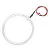 Car LED Angel Eyes Light Guide 95mm/3.7in Purple Lighting 9‑36V