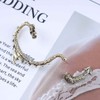 Yheakne Punk Dragon Cuff Wrap Earrings Gold Dragon Ear Climber