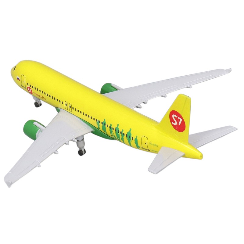 Aircraft Model Detachable Alighting Carriage Decoration Yellow Alloy Plane Model