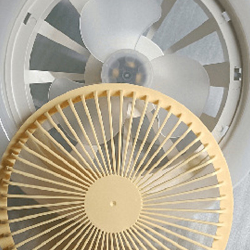 Ceiling Fan Light 30W ABS Housing 9.8in 2 in 1