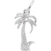 Rembrandt Tropical Palm Tree Charm - Metal - Sterling Silver