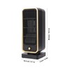 Space Heater Overheating Protection PTC Ceramic Heating Quiet 40dB Flame