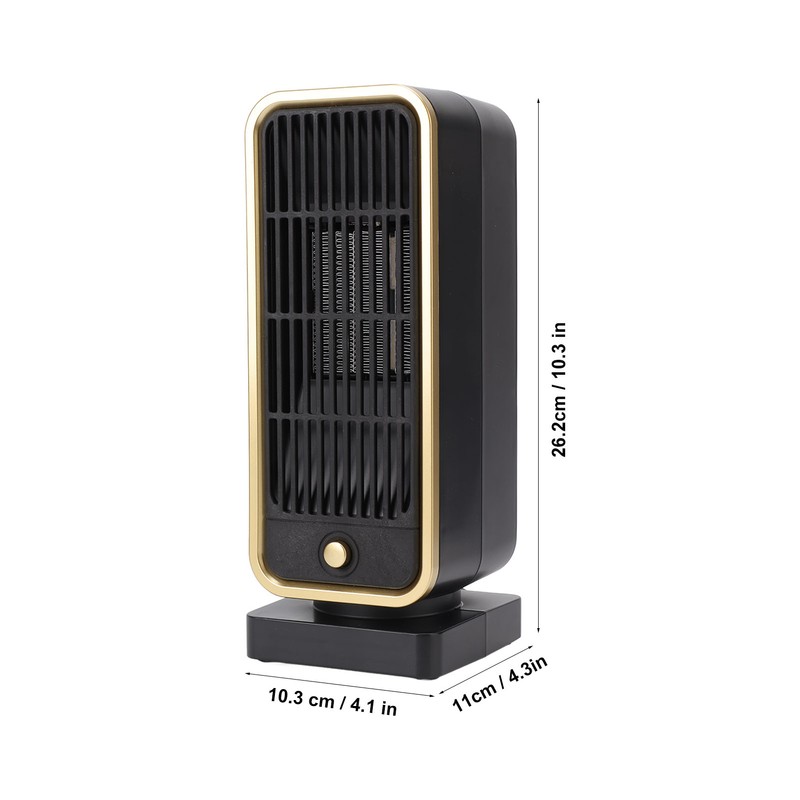 Space Heater Overheating Protection PTC Ceramic Heating Quiet 40dB Flame
