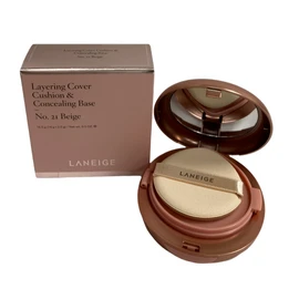 Laneige Layering Cover Cushion and Concealing Base (16.5g | No21 Beige) NEW