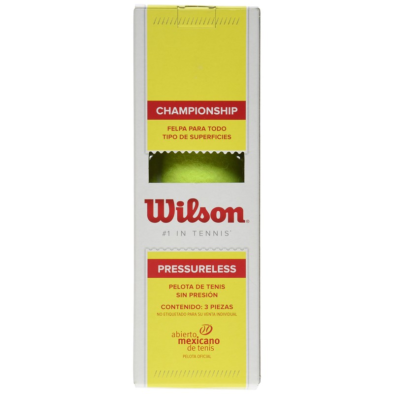 Wilson WRT1305S0 Pelota de Tenis Pressureless