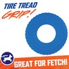 Nerf Dog Rubber Tire Flyer Dog Toy, Flying Disc, Lightweight,