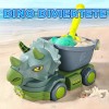 EleGate Set Juego De Playa Para Niños Con Dinosaurios Camion