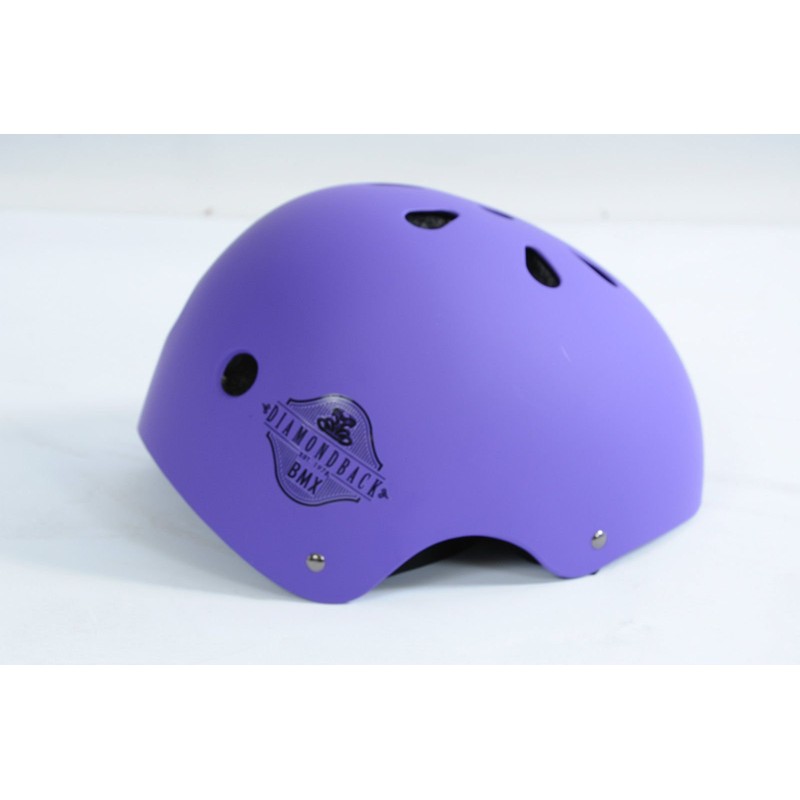 RALEIGH DB DIAMOND BACK BMX JUMP HELMET MATTE PURPLE LARGE