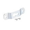 sourcing map Keyhole Hanging Plate, 49mm x 13mm Single Hole