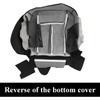 NLQR Front Driver Side Bottom Replacement Perforated Leather Seat Covers