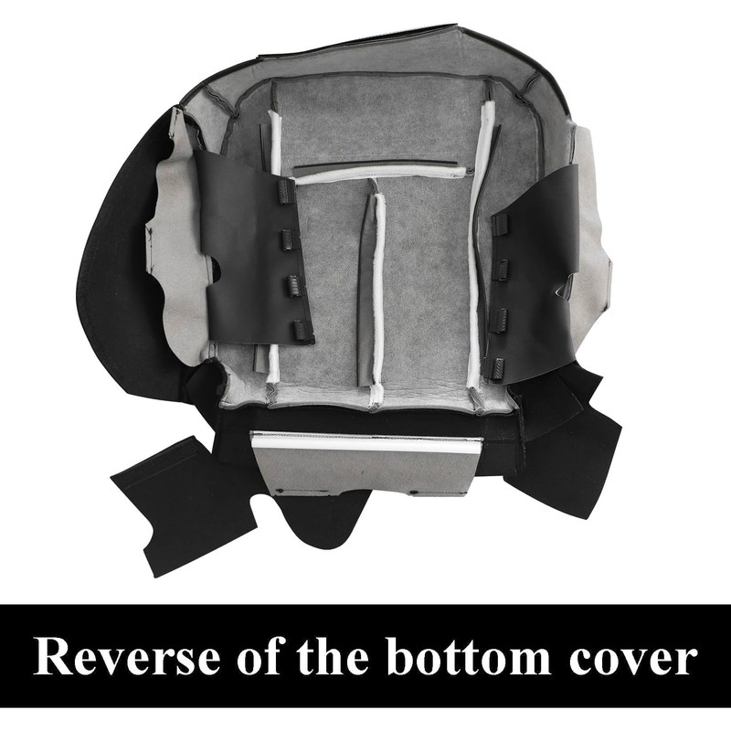 NLQR Front Driver Side Bottom Replacement Perforated Leather Seat Covers