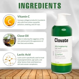 Loción Clovate Intense Con Ácido Láctico | 400 Ml | Correcto