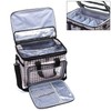 Teamoy Knitting Bag, Yarn Tote Organizer with Cover and Inner