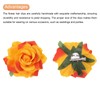 MECCANIXITY 5 Pcs Rose Flower Hair Clips 4 Inch Flower