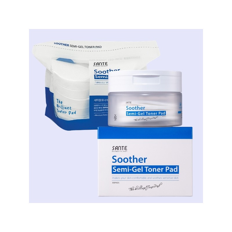 Sante Soother Semigel Sensitive skin moisture soothing moisturizing absorbent toner