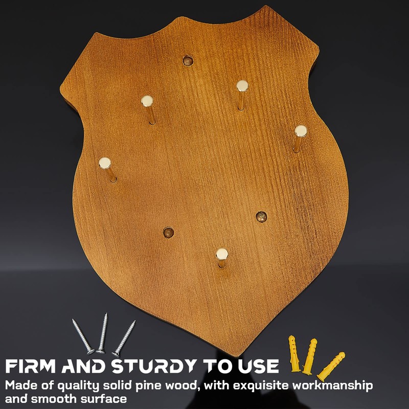 Sword Holder Wall Mount Wooden Sword Plaque Wood Display Sword