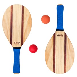 Ipanema Fresco Ball Racket Set (SORTE ORIGINAL) Outdoor and Indoor Ball Set of 2 & Exclusive Tote Bag Included