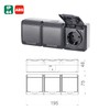 ELEKTRO-PLAST HERMES Surface-Mounted 3-Way Triple Socket IP44 Waterproof Outdoor Anthracite
