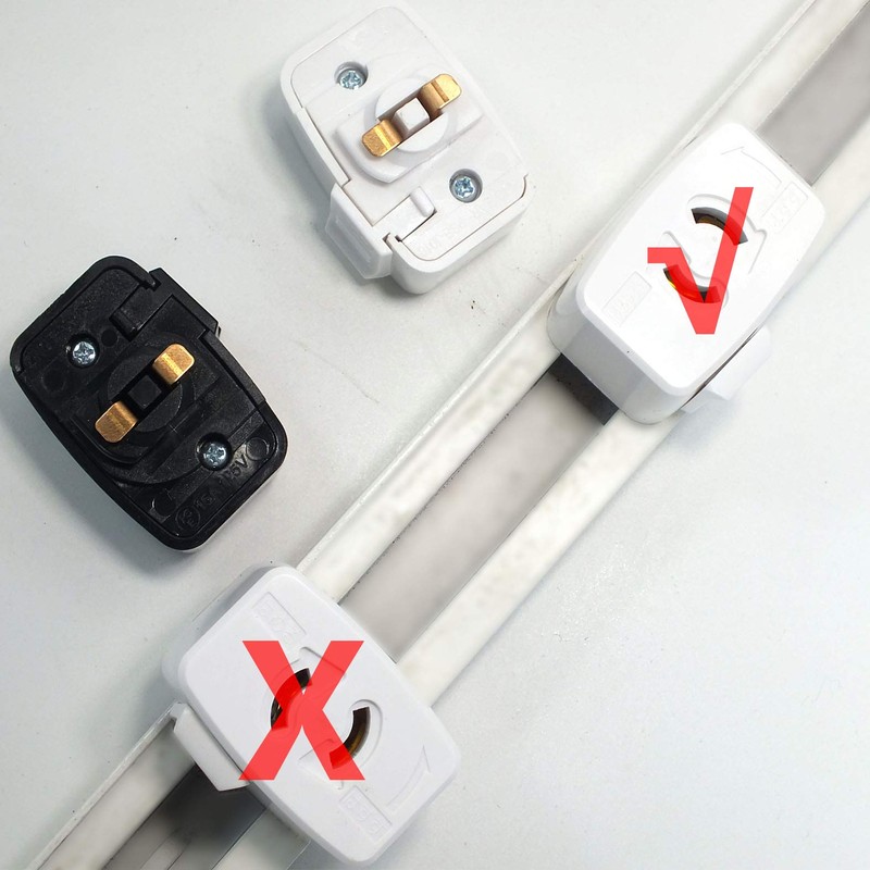 Aiwode Writech Receptacle for Lighting Rail, Hanging Ceiling Plug for