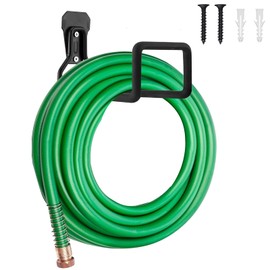 Sageme Hose Hanger, Heavy Duty Metal Hose Holder Wall Mount, Hook for Garden Hose/Expandable Hose/Hose Reel/Water Hose/Pocket Hose/Flexable Hose/Magic Hose 100 Ft