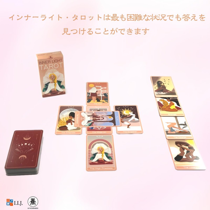 Tarot Cards, Weighted Edition, 78 Cards, Tarot Divination, Inner Light