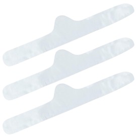 More of Me to Love Keep Cool & Dry Viscose and Cotton Blend Under-Bra Liners (3-Pack, White, Medium) - Soft, Comfortable, Wicking