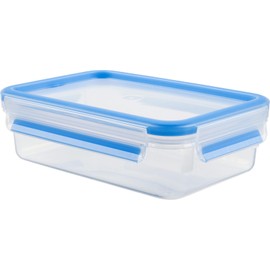 Tefal N10143 Storage Container, Rectangle, 28.7 fl oz (800 ml), Sealed Seal, Integrated Structure, Master Seal, Fresh MW Rectangle, 30 Years Warranty