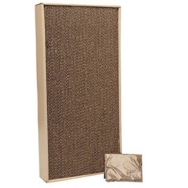 Petface Card Scratcher Cat Kitten Scratching Box Play Toy with Extra Catnip Included (47cm x 22cm)