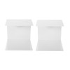Baluue 2pcs Eyelash Extension Pillow Stand Ergonomic Lash Holder for