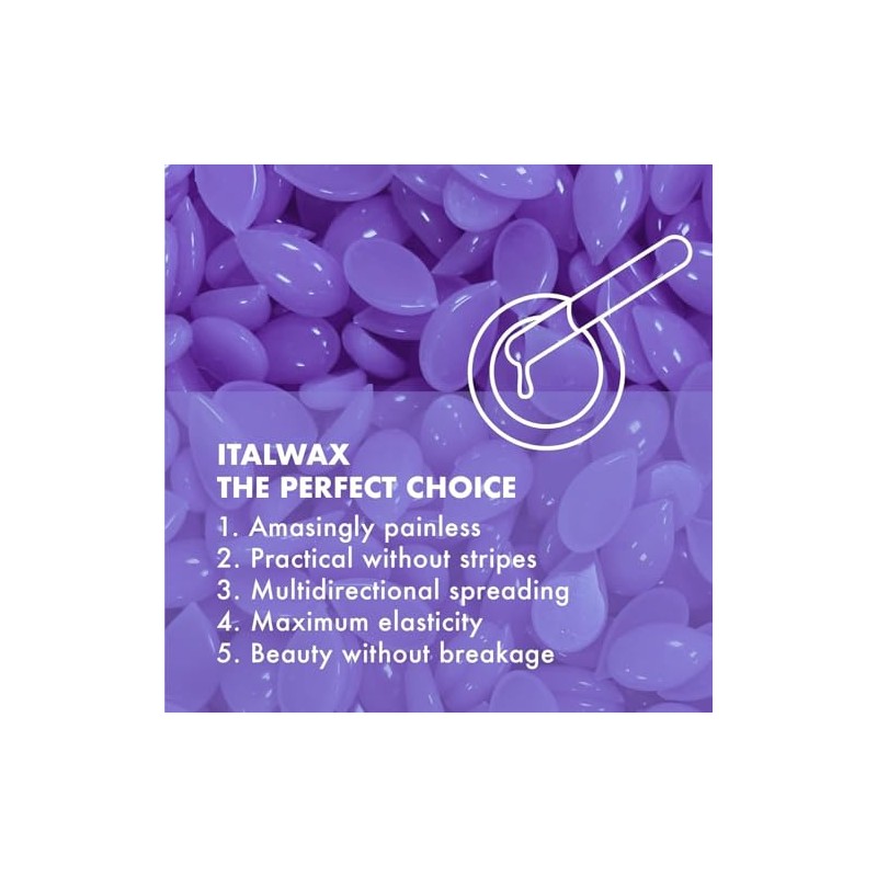 Italwax Top Line Orchid Hard Wax Beads – 750g (1.65