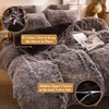 XeGe Plush Shaggy Duvet Cover, Luxury Ultra Soft Velvet Fuzzy