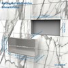 OLNGYUE Bathroom Shower Niches Shelves: No Tile Needed Stainless Steel
