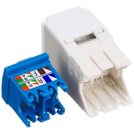 パンドウイット Cat6A モジュラージャック 白 CJ6X88TGWH