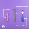 WeeSprout Baby Spoons for Self Feeding 6 Months +, Soft