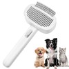 2-in-1 Adjustable Dog & Cat Brush - Deshedding Comb with