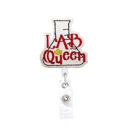 Medical Laboratory Scientist Retractable Name Card Badge Holder Reel with Alligator Clip, 24 inches Thick Pull Cord