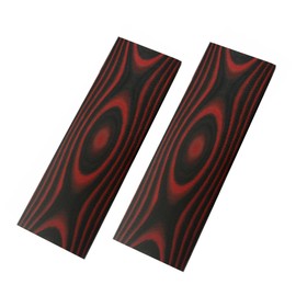 SICODA G10 Handle Material,Knifemakers Supply Custom DIY Tool of Micarta Knife Handle Material slab,pack of 2 pieces (Red & Black)