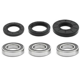 UOIENRT Rear Axle Wheel Bearing Kit with Seals, Rubber Rear Axle Wheel Hub Housing Bearing Seal, Rear Wheel Bearing Replacement for Honda TRX350 TRX400 TRX450 TRX500