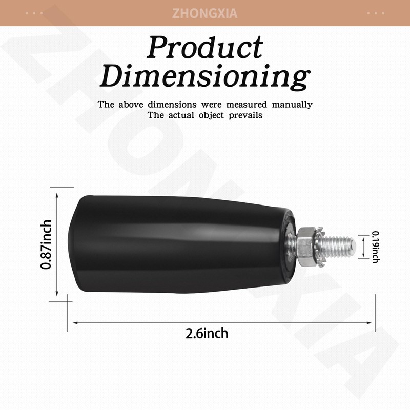 ZHONGXIA Damper Handle for Weber Smokey Mountain WSM Kettle Knob