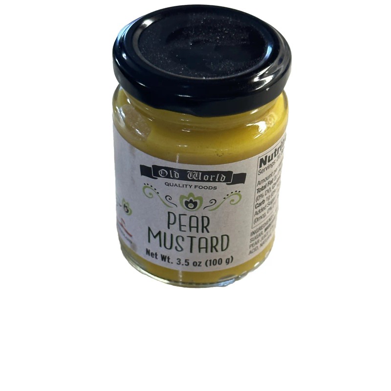Old World-Pear Mustard 3.5oz/100gm. Product From Poland