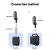 ZOWEETEK Wireless Microphones for Singing,Dual Handheld Dynamic Mic with Rechargeable