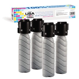 MADE IN USA TONER Compatible Replacement for use in Konica Minolta Bizhub 215, TN-118 (Black, 4 cartridges)