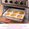 Sakolla 2 Pack Muffin Top Pans, Silicone Egg Molds for