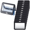 Classicseali 12PCS Id Card Holder Horizontal, Transparent Horizontal Id Badge
