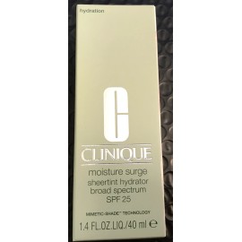 CLINIQUE Moisture Surge Sheertint Hydrator SPF 25 Universal Medium Deep 1.4oz