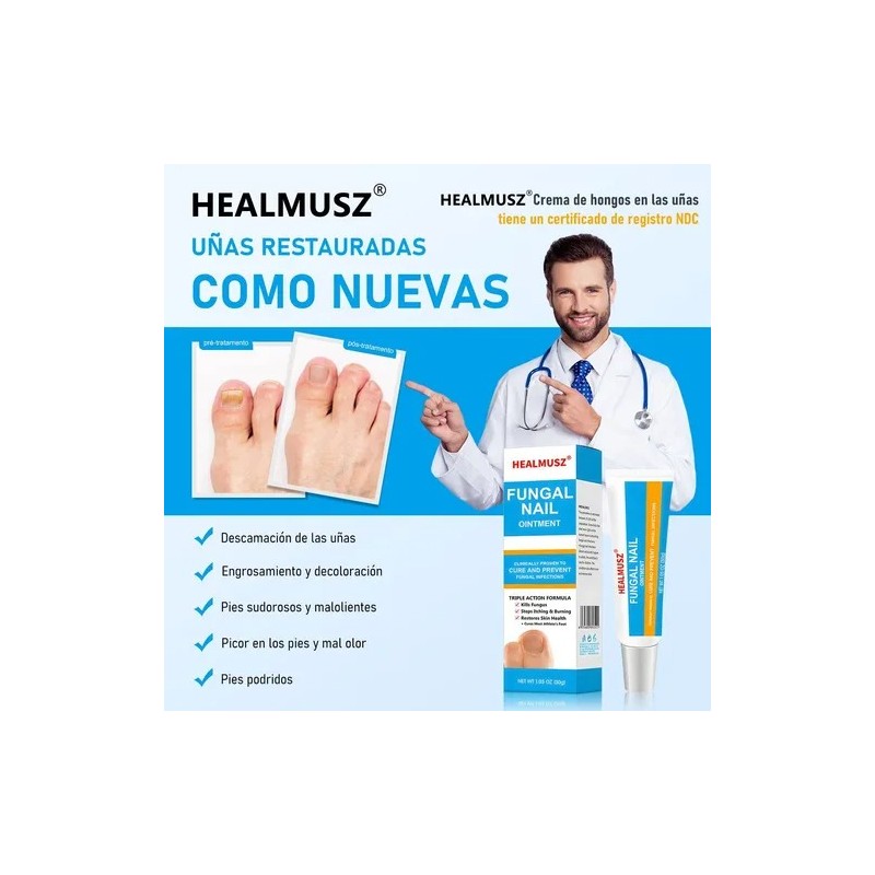 Crema De Uñas Antifúngico Para Uñas De Manos Y Pies