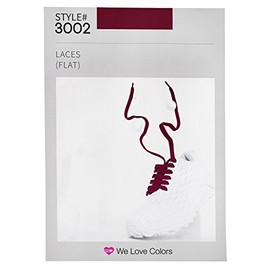 Shoelaces in 30 Colors to choose from! Flat Wide Style style in 27" length..Maroon Burgundy