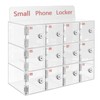Cell Phone Storage Locker Clear Wall-Mounted Cell Phones Storage Cabinet
