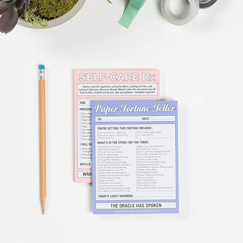 Knock Knock Paper Fortune Teller Nifty Note Pad - Oracle
