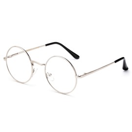 Quality Unisex Retro Round Reading Glasses Spring Hinge Stainless Steel Frame Metal Round Reading Glasses